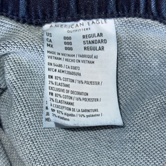 American Eagle Jeans Womens Size 000 Next Level Stretch Elastic Waist Cuff 22x27 - Picture 5 of 16